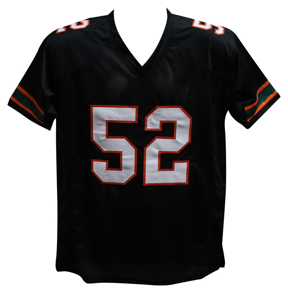 Ray Lewis Autographed Miami Hurricanes Style Custom College Jersey