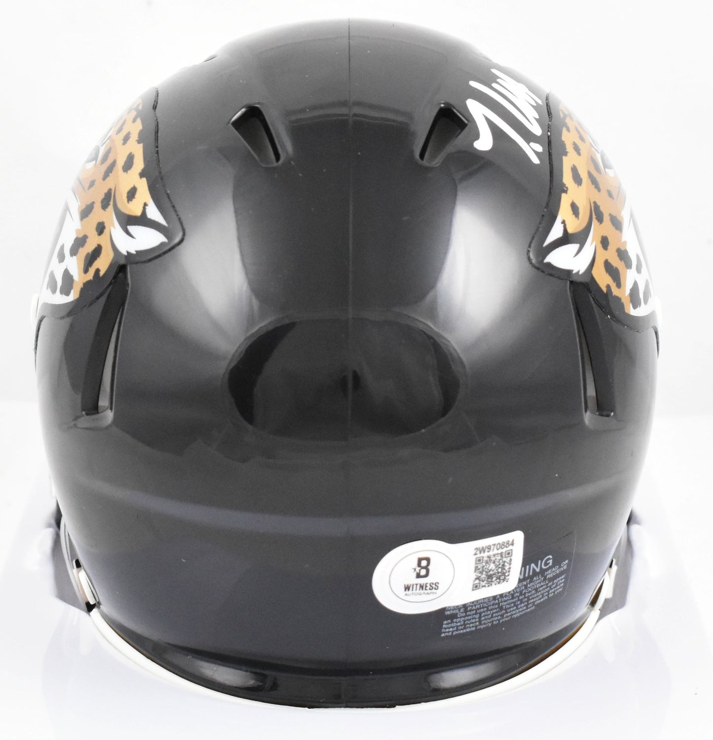 Travis Hunter Signed Jacksonville Jaguars Speed Mini Helmet