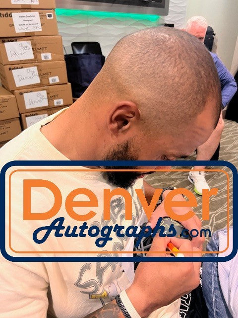 Dak Prescott Signed Dallas Cowboys Mini Helmet - 2025 Salute to Service