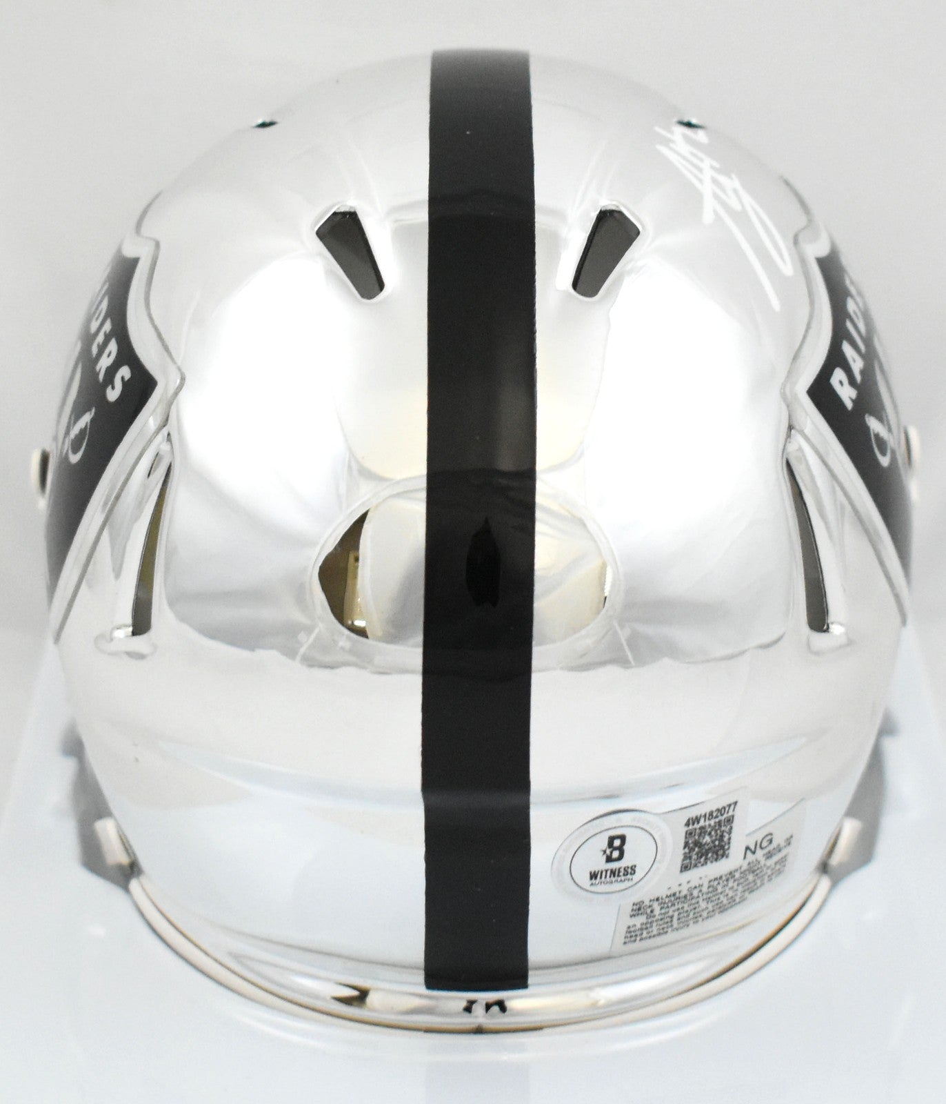 Ashton Jeanty Signed Las Vegas Raiders Chrome Speed Mini Helmet