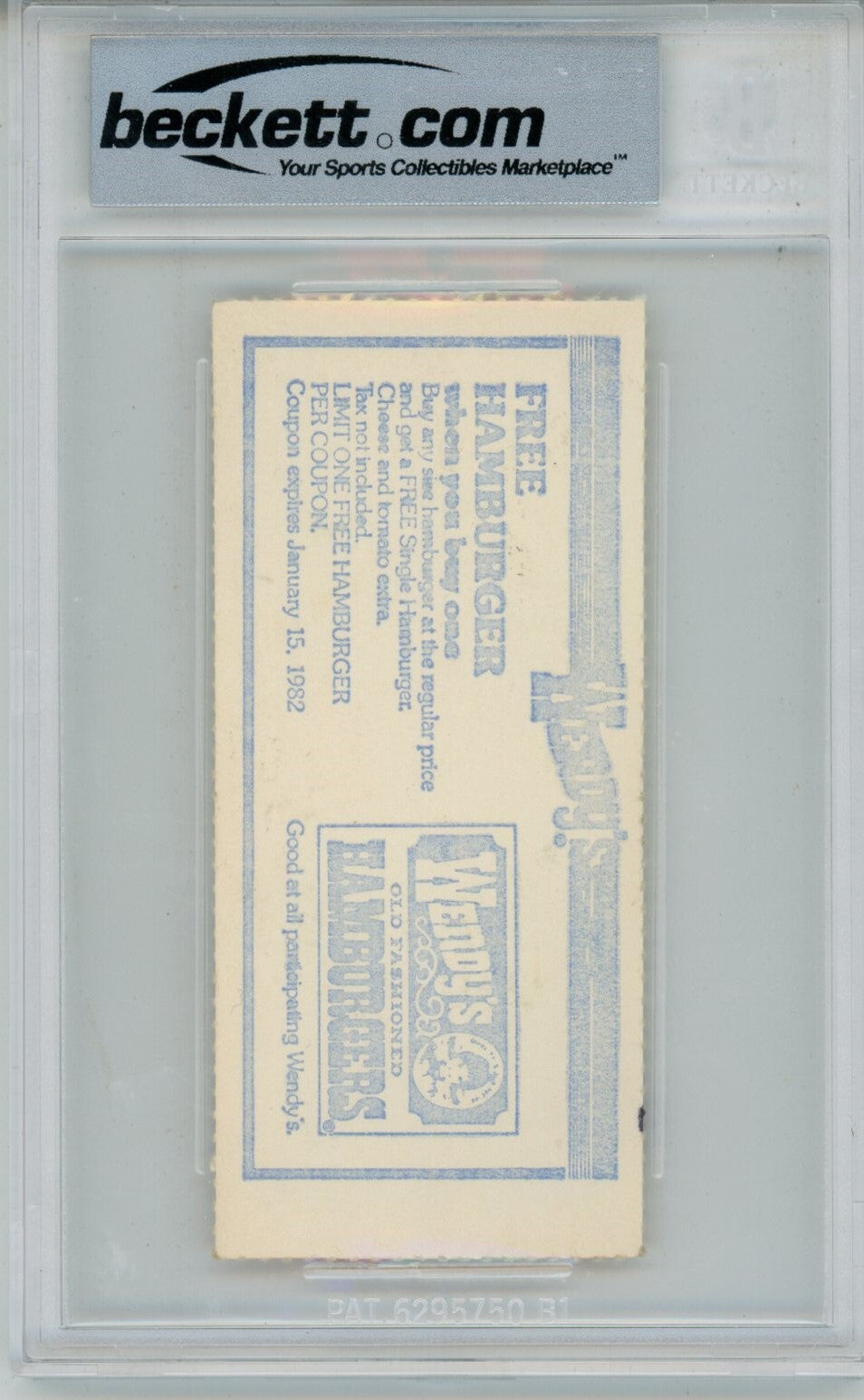 Howie Long Signed Oakland Raiders Ticket Stub NFL Debut Inscription Beckett