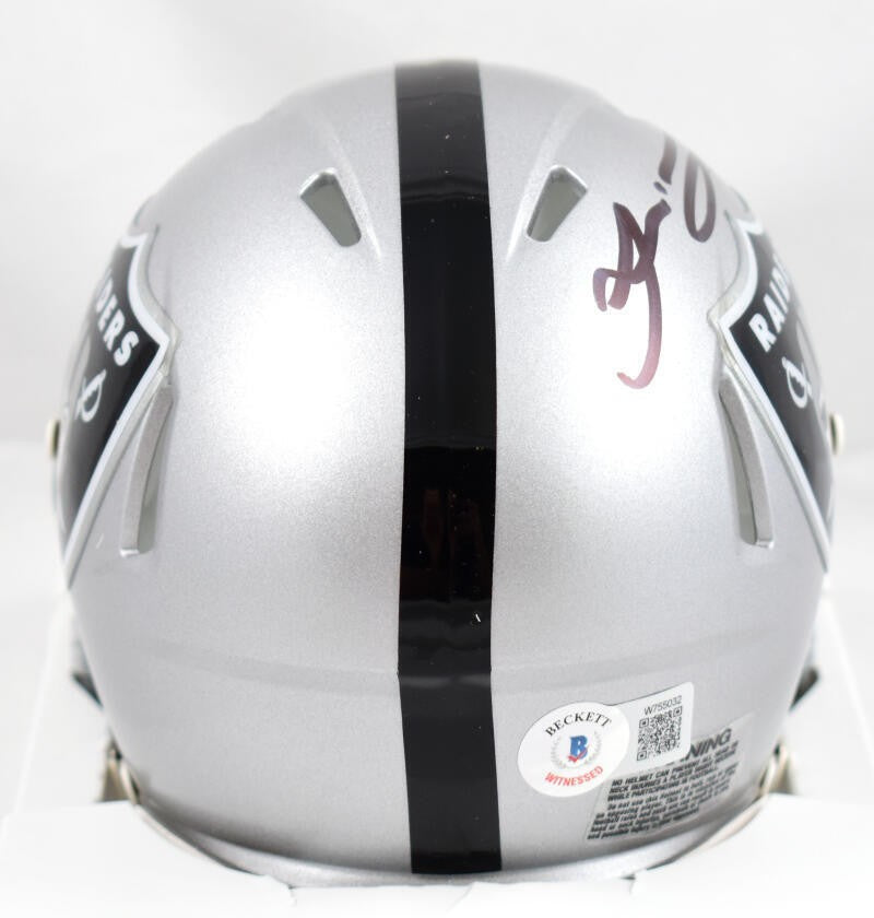 Jakobi Meyers Signed Las Vegas Raiders Speed Mini Helmet