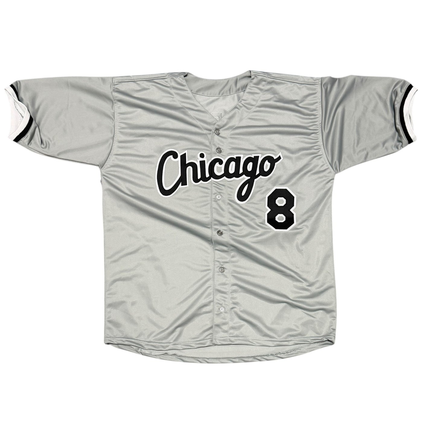 Carl Everett Signed Chicago White Sox Custom Grey Jersey JSA Witness