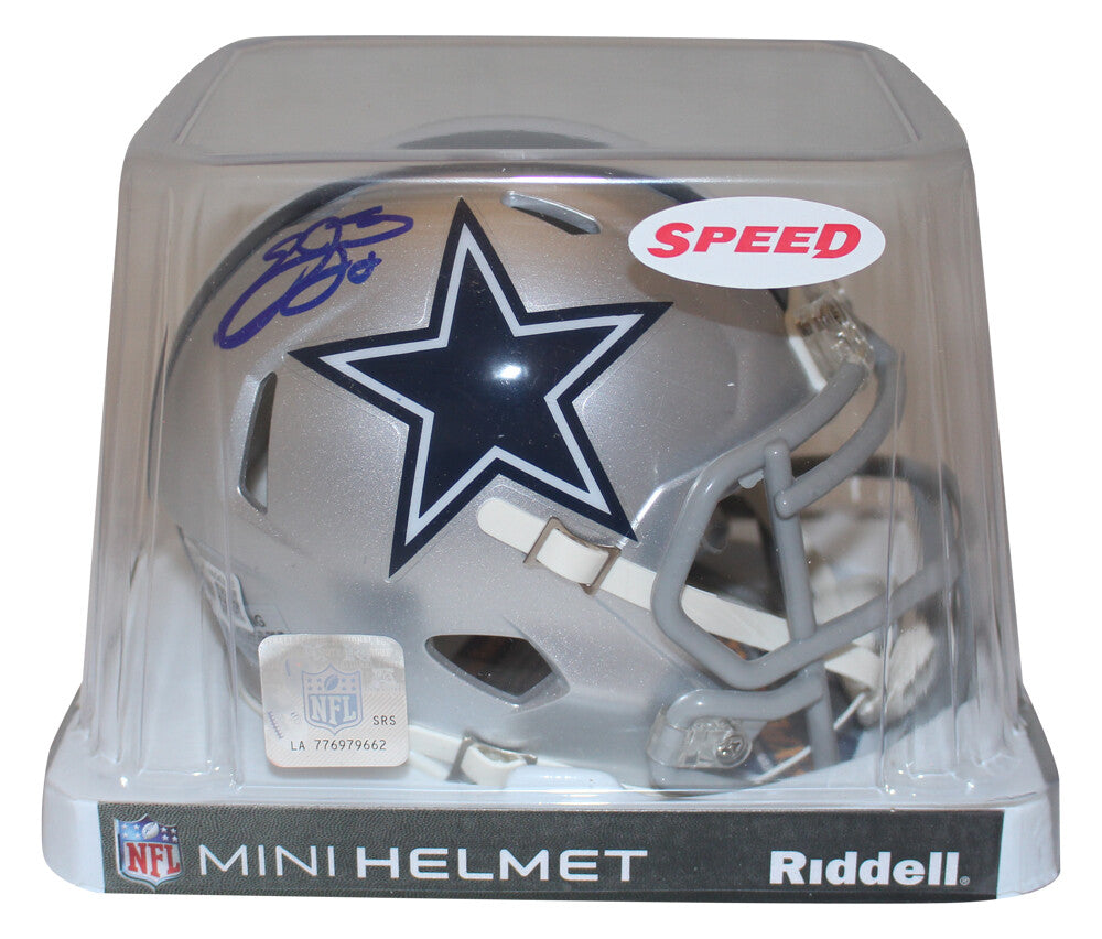 Emmitt Smith Signed Dallas Cowboys Mini Helmet Beckett BAS