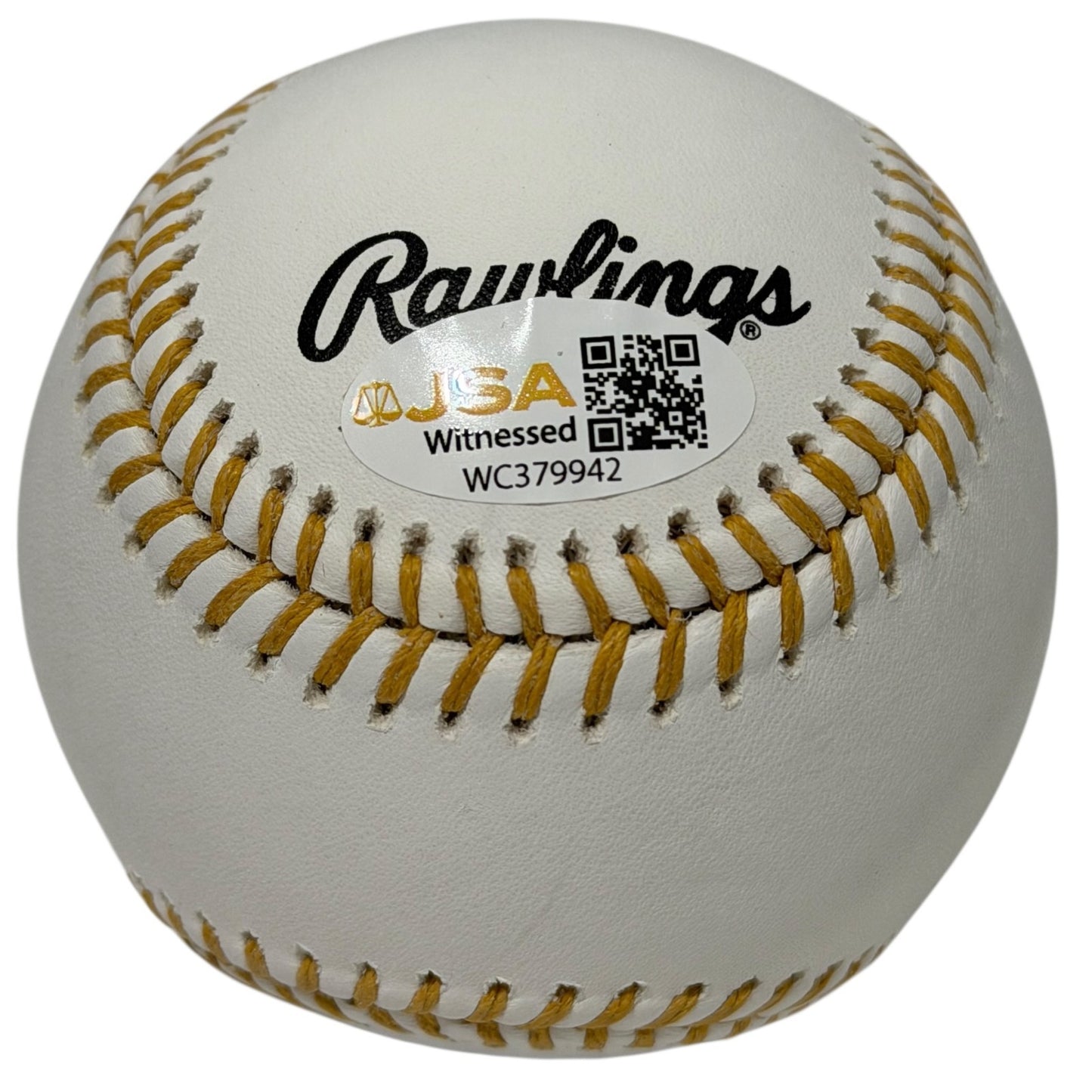 Bret Saberhagen Signed Gold Glove Baseball (JSA Witnessed)