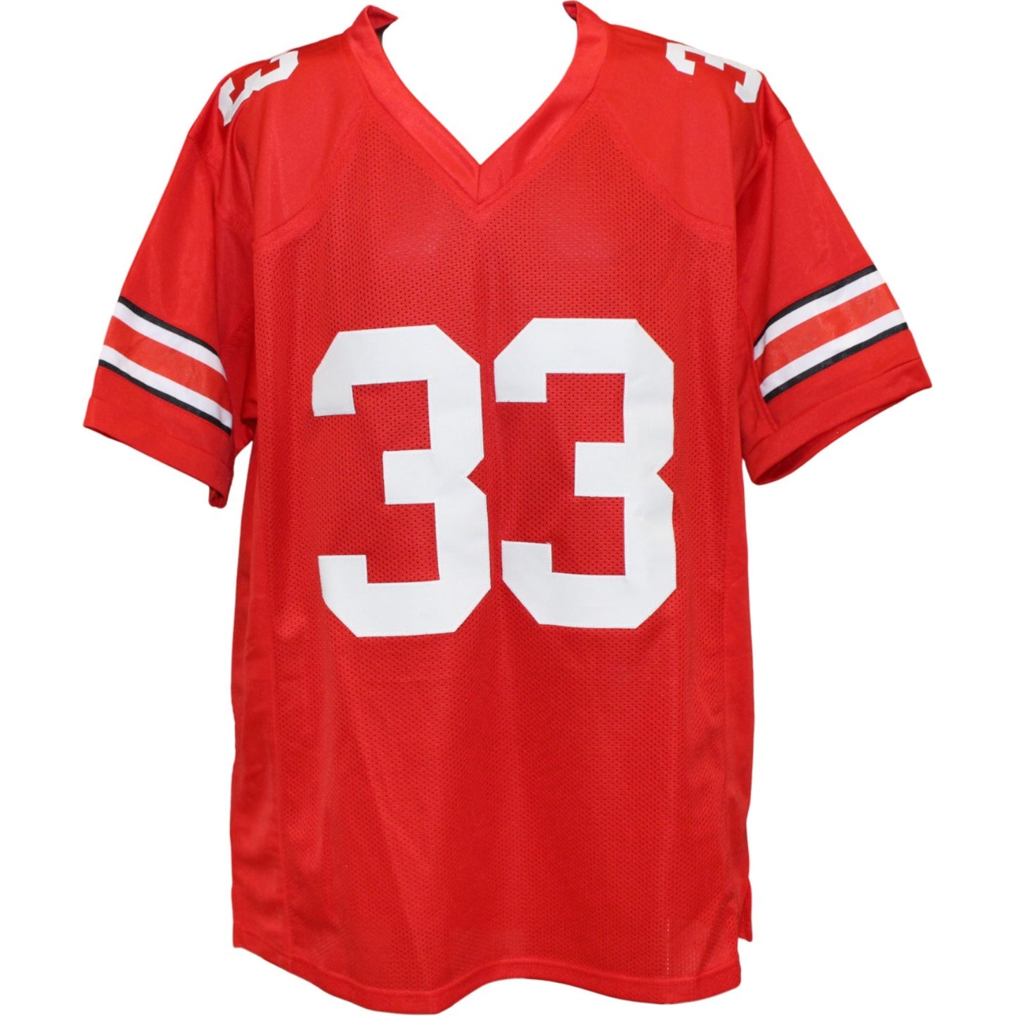 Jack Sawyer Signed College Style Red Jersey (24 National Champs)