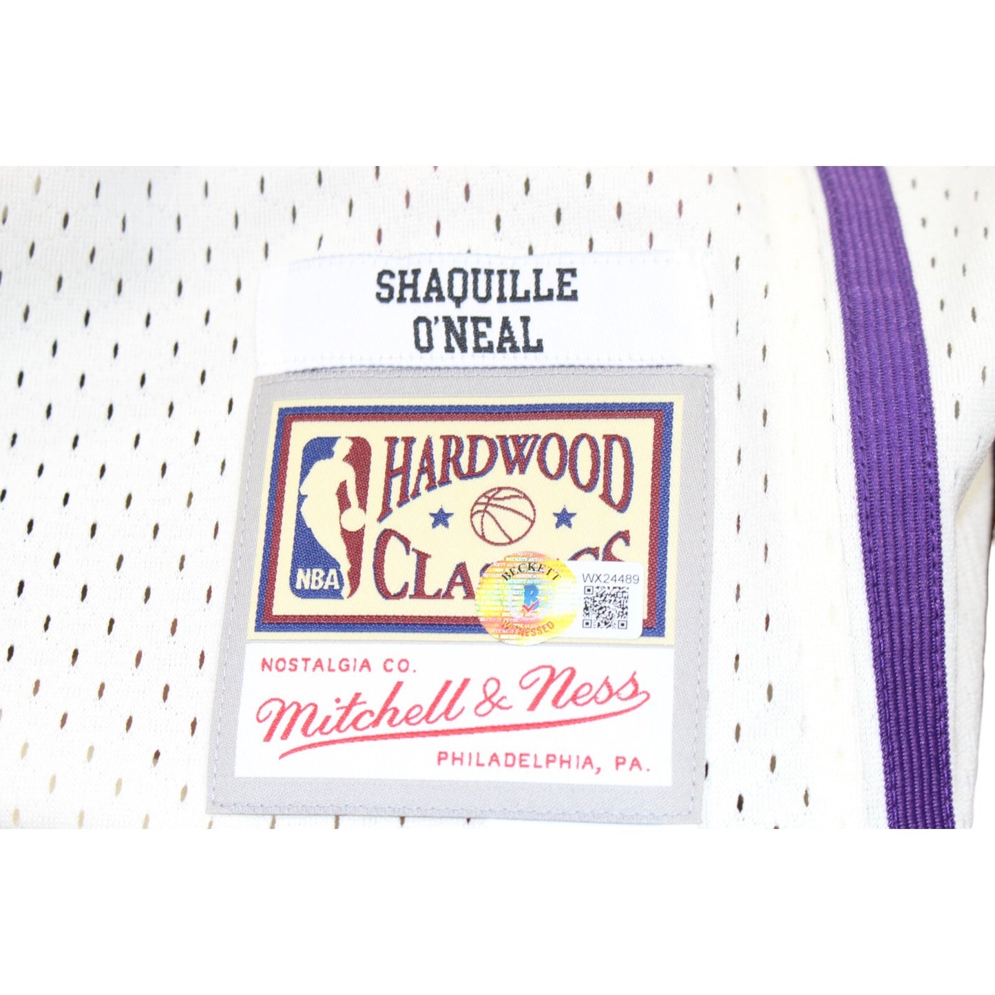 Shaquille O'Neal Signed Los Angeles Lakers Mitchell & Ness Jersey