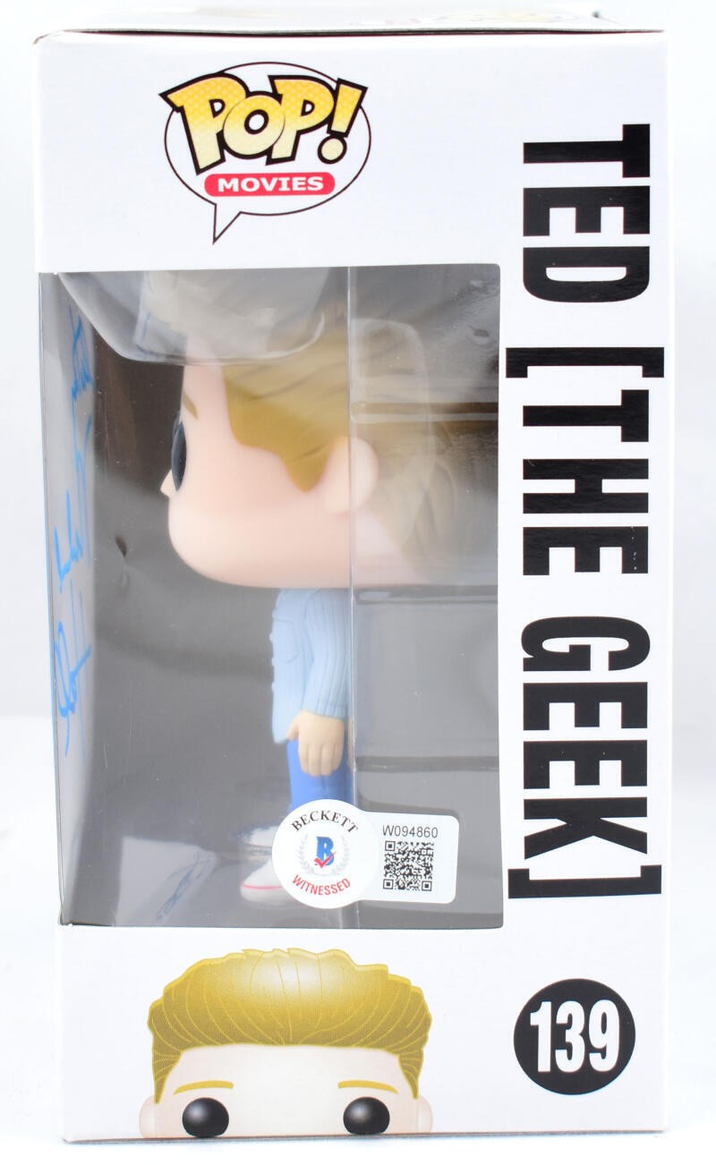 Anthony Michael Hall Signed Ted the Geek Funko Pop #139