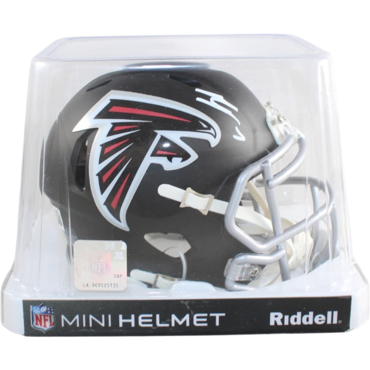 Bijan Robinson Autographed Atlanta Falcons Throwback Mini Helmet