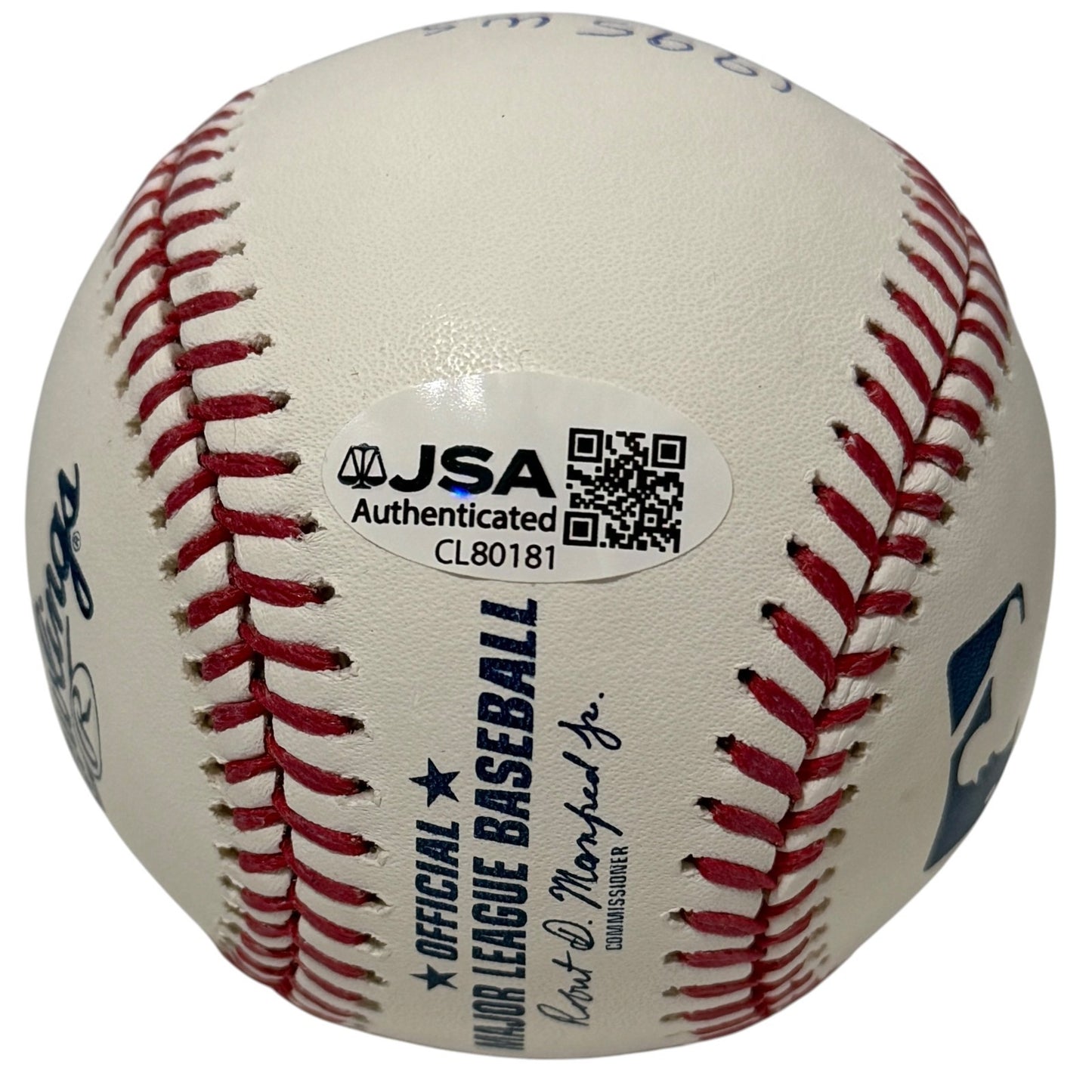 John Smoltz Signed Rawlings Official Major League Baseball (3 Inscriptions)