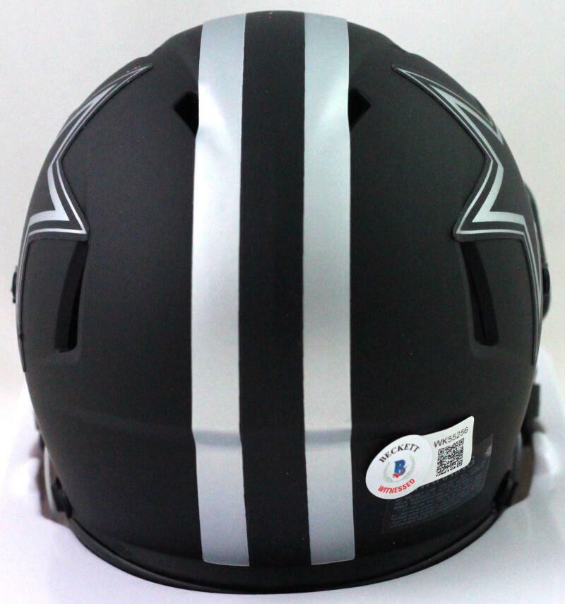 Dak Prescott Autographed Dallas Cowboys Eclipse Mini Helmet