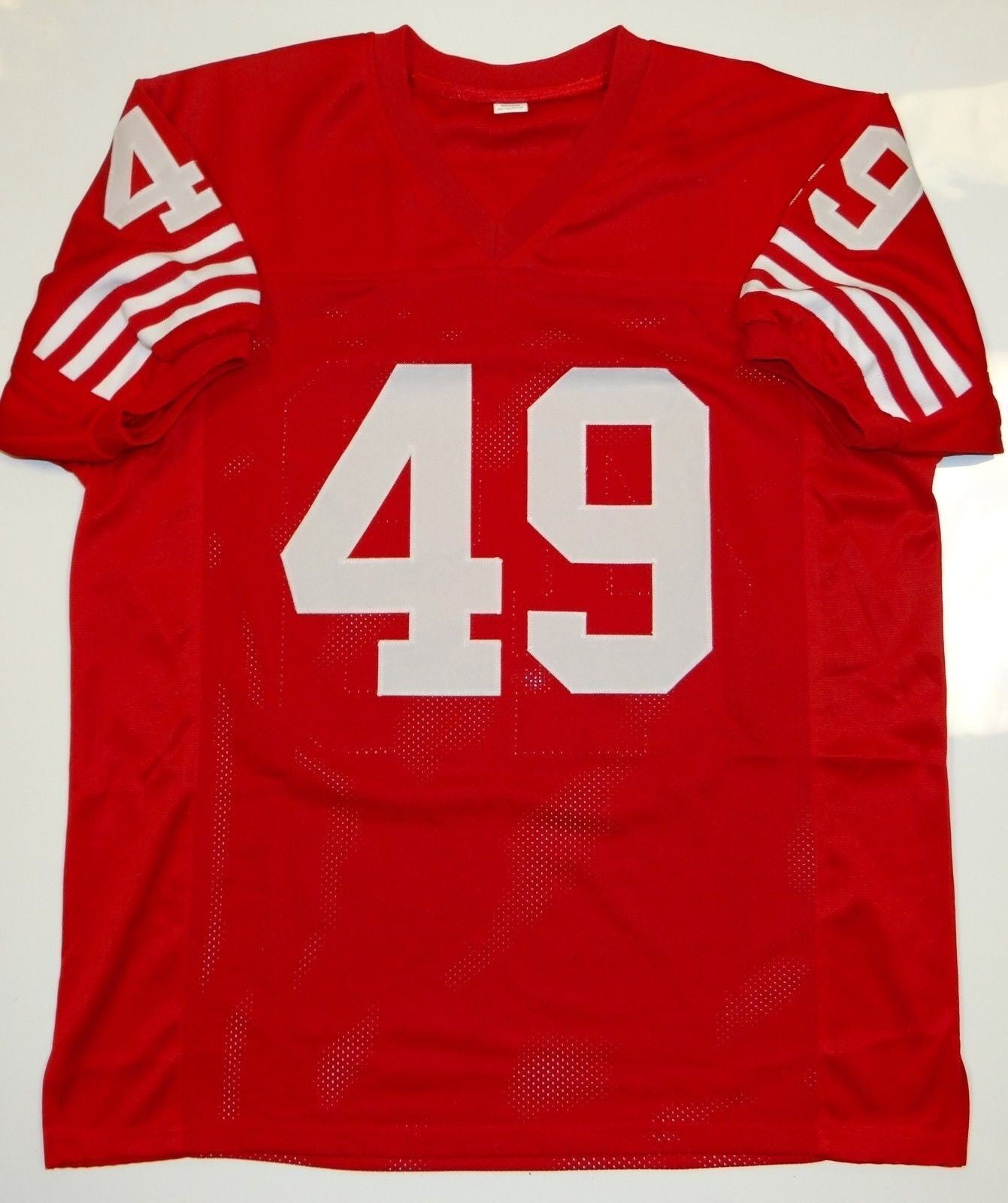 Earl Cooper Autographed Red Custom Football Jersey