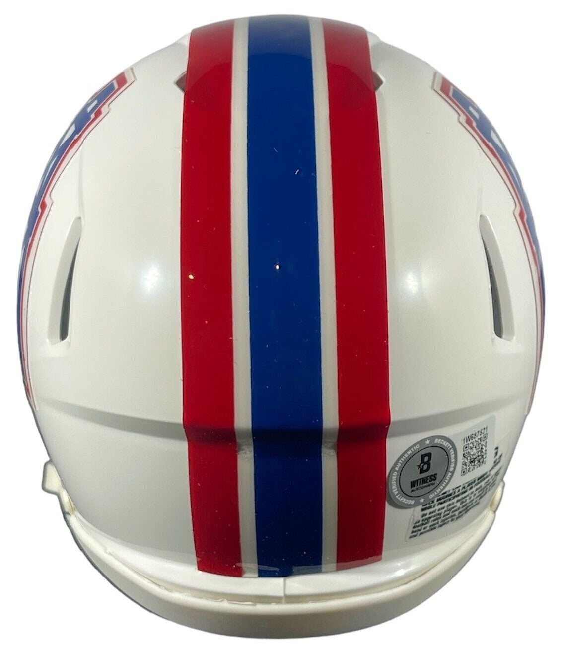 Earl Campbell Signed Houston Oilers Throwback Mini Helmet (HOF 91)