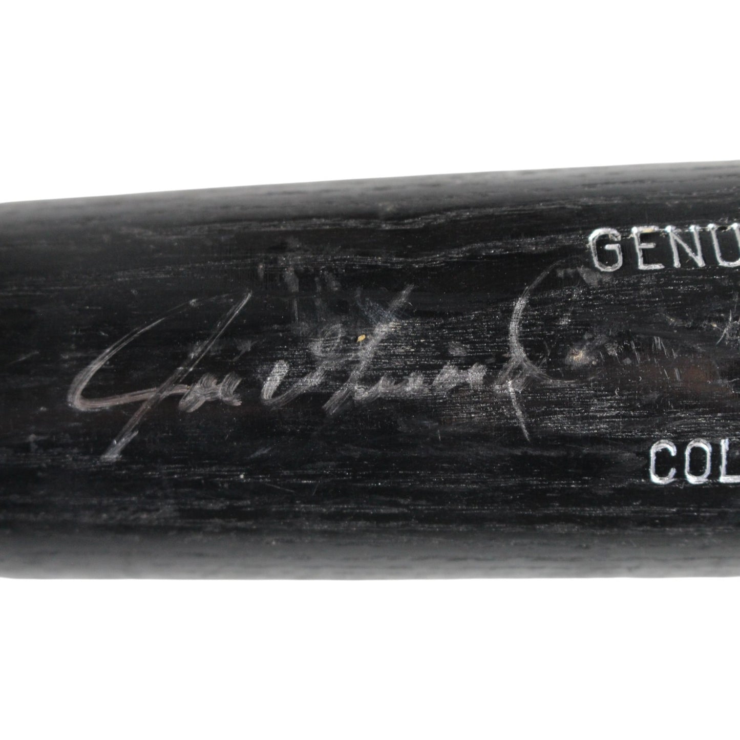 Joe Girardi Autographed Colorado Rockies Game Used Broken Bat