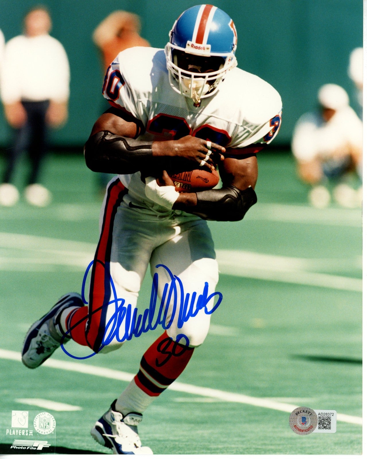 Terrell Davis Signed Denver Broncos 8x10 Photo