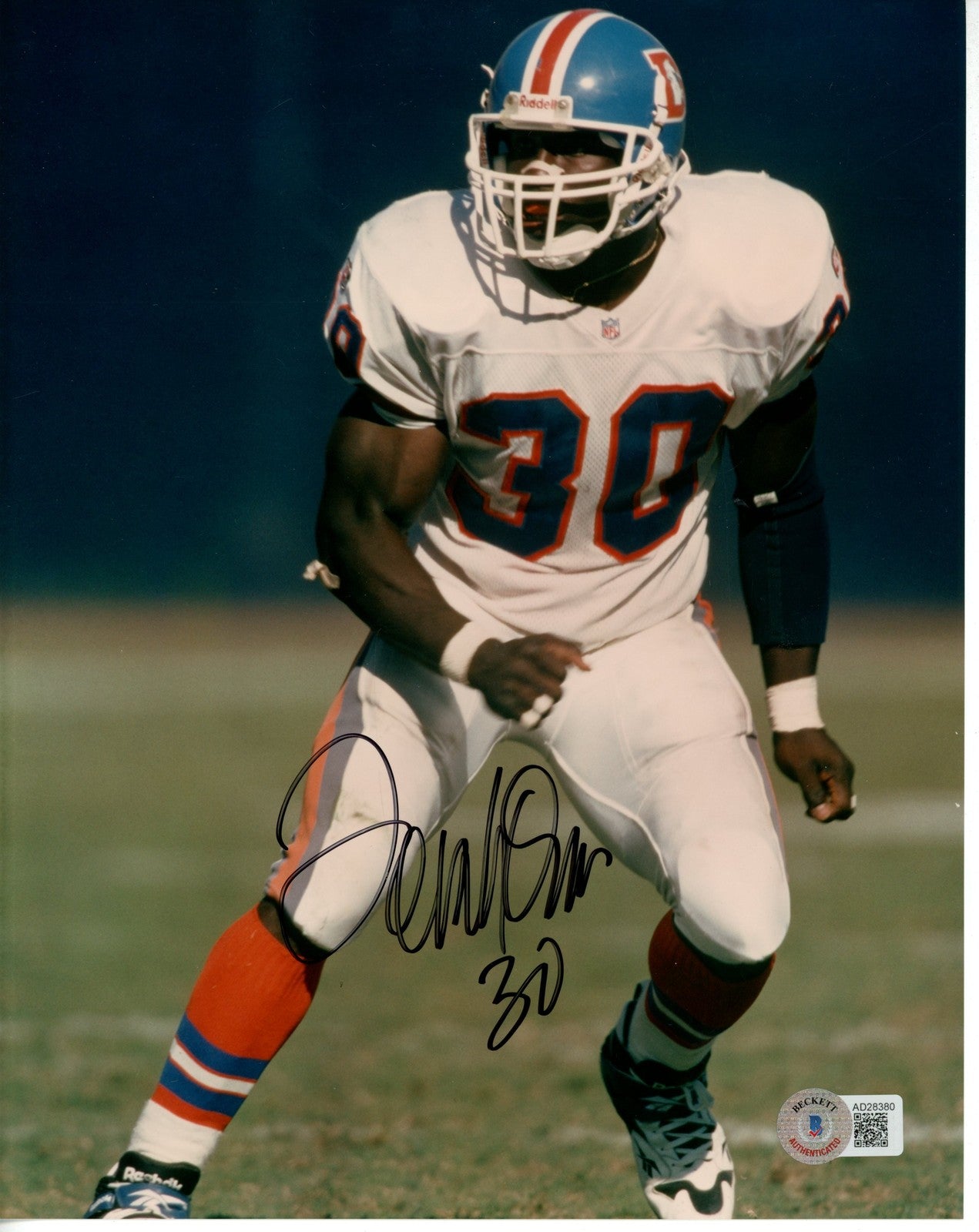 Terrell Davis Autographed Denver Broncos 8x10 Photo
