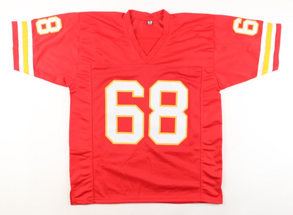 Will Shields Autographed Kansas City Chiefs Red Custom Jersey
