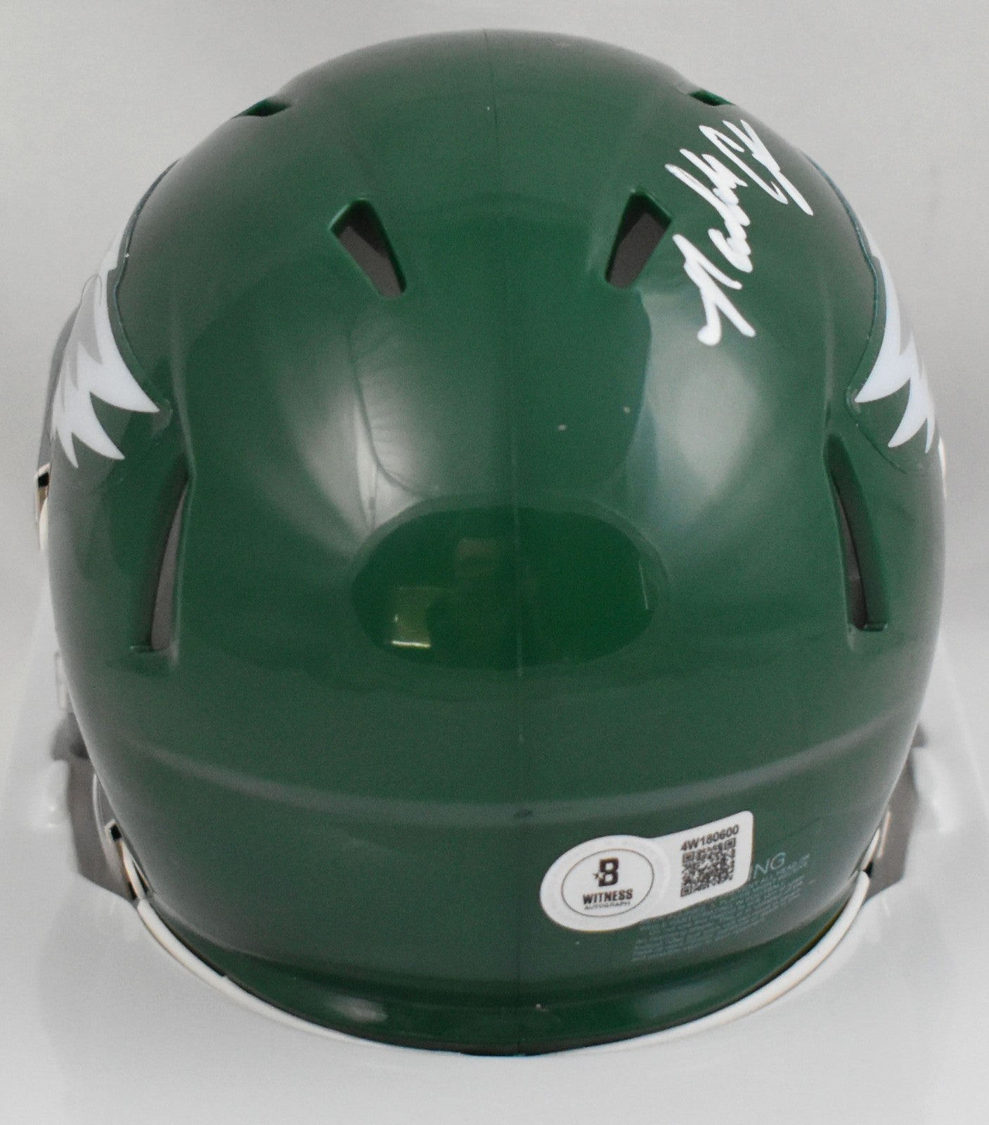 Randall Cunningham Signed Philadelphia Eagles 1974-95 Throwback Mini Helmet