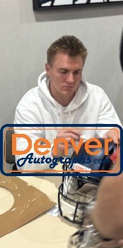Bo Nix Signed Denver Broncos Full Size Authentic Helmet