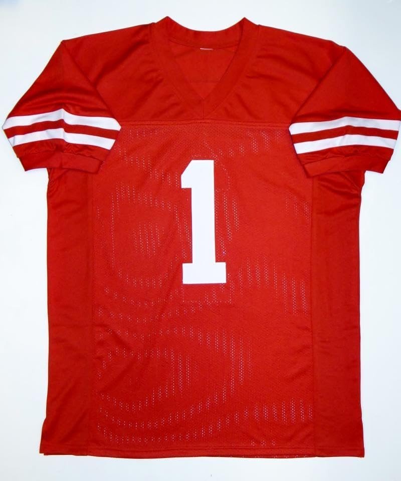 Greg Ward Autographed Red Custom Football Jersey