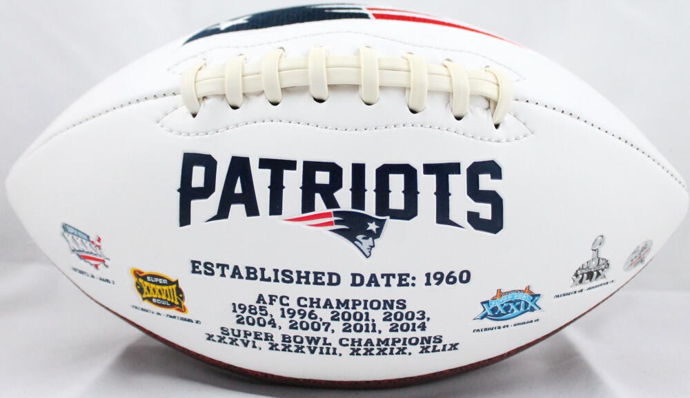 Irving Fryar Autographed New England Patriots Logo Football