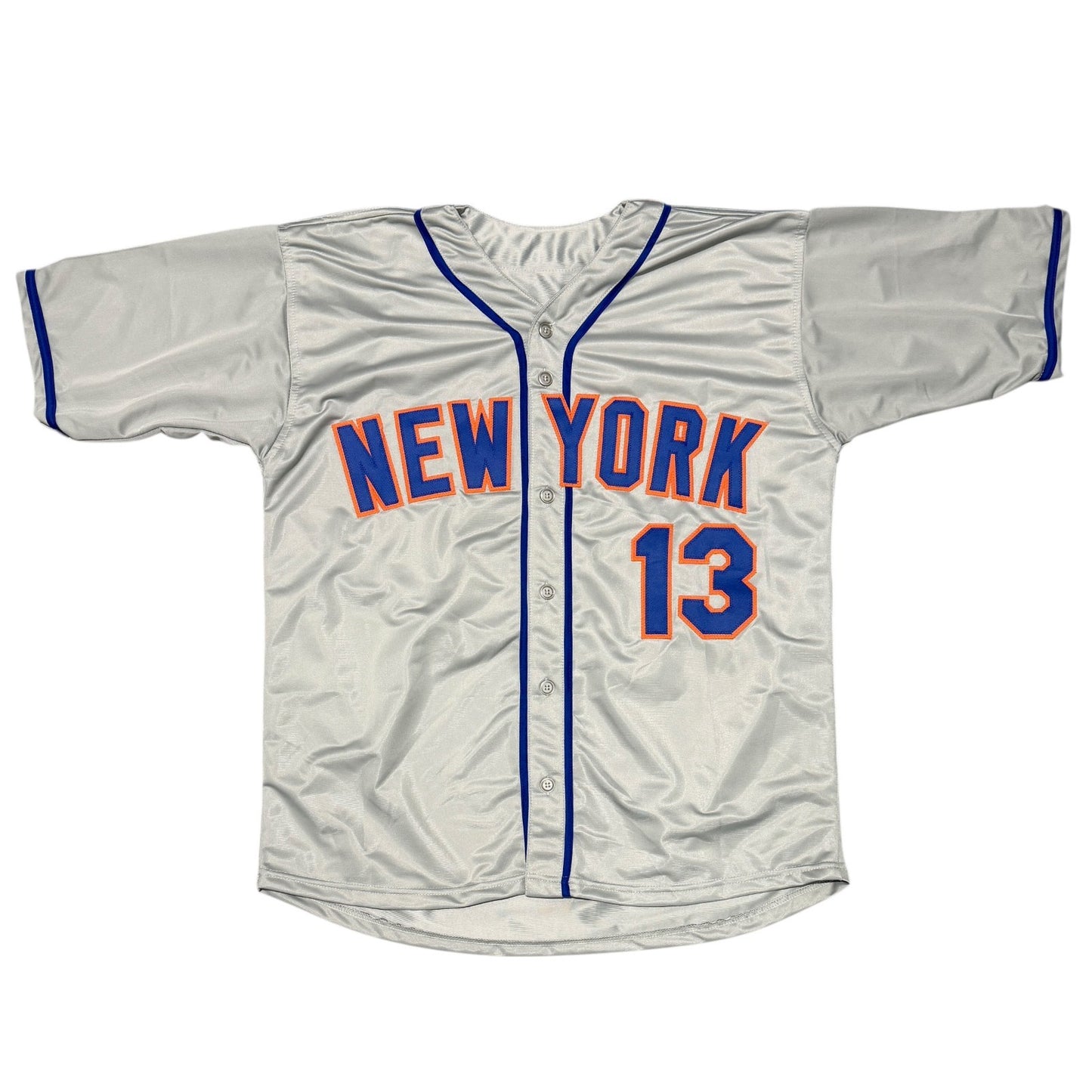 Edgardo Alfonzo Signed New York Mets Custom Grey Jersey (JSA COA)
