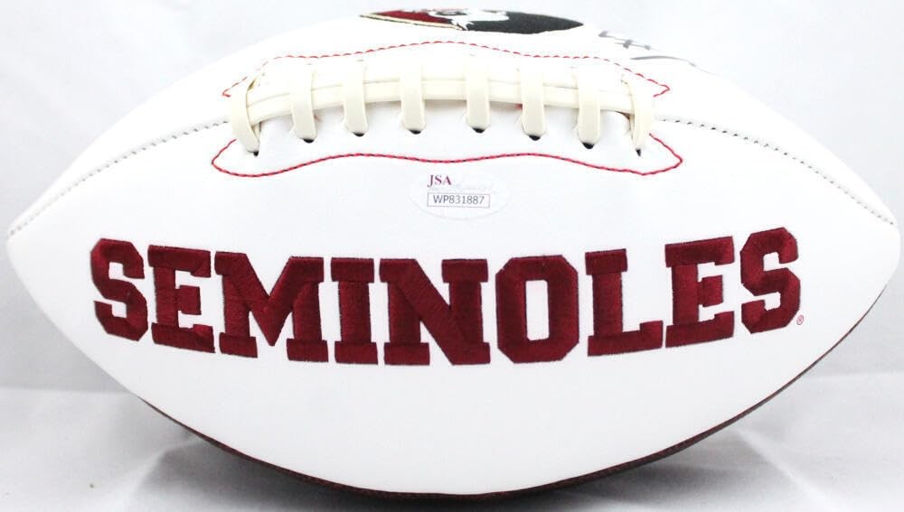 Kelvin Benjamin Autographed Florida State Seminoles Logo Football