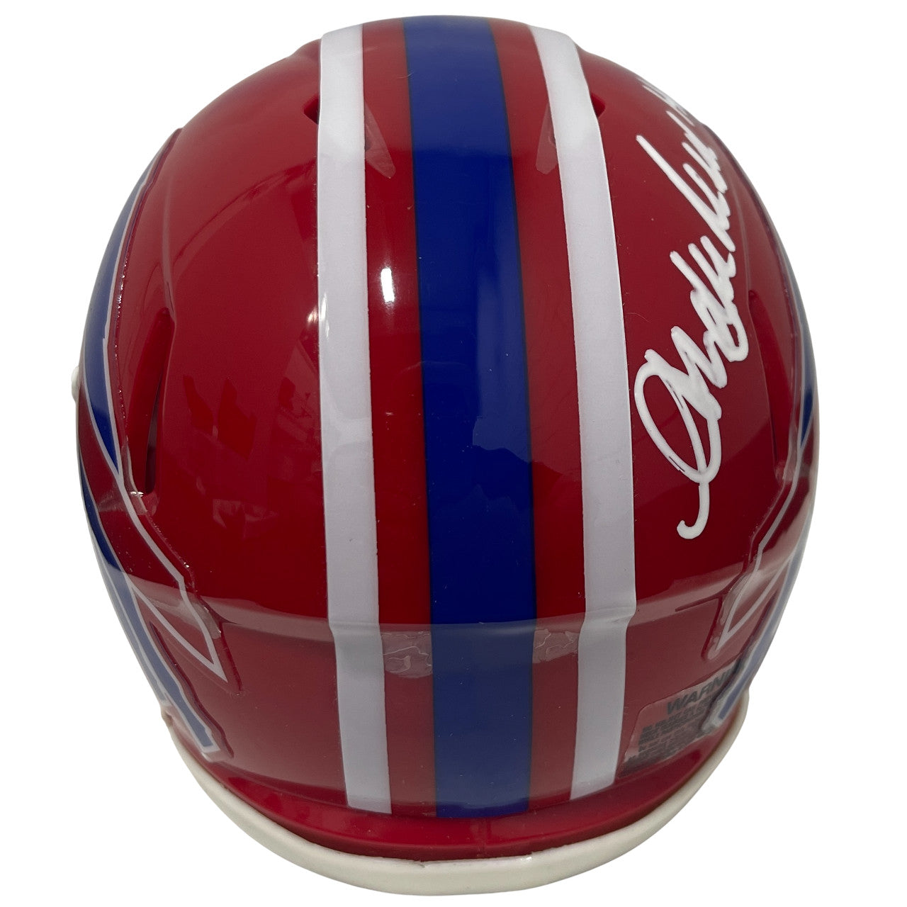 Andre Reed Signed Buffalo Bills Throwback Mini Helmet (HOF 14)