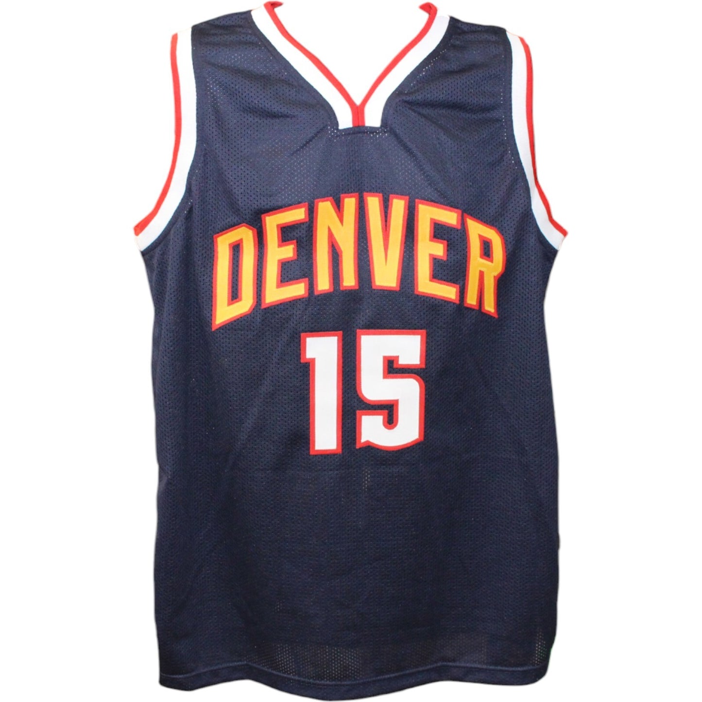 Nikola Jokic Autographed Denver Custom Blue Jersey (JSA COA)