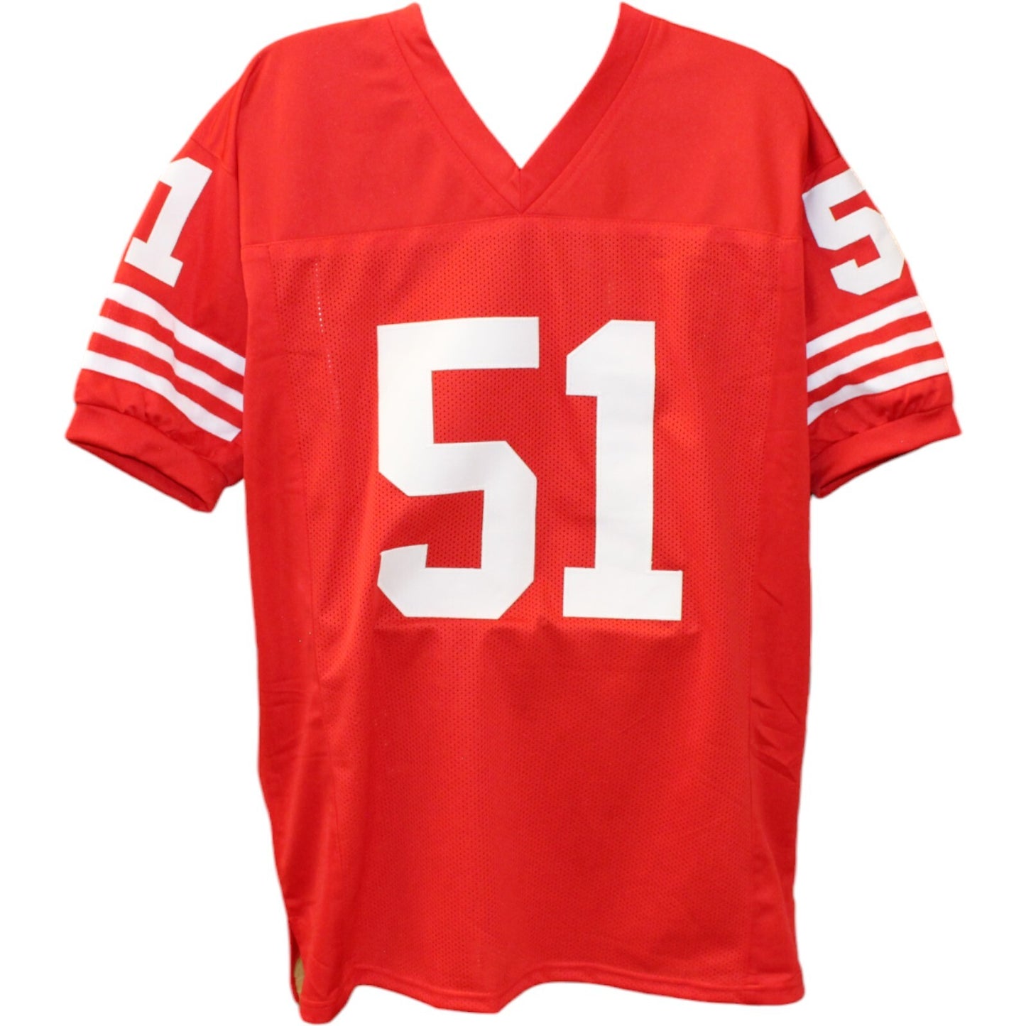 Ken Norton Jr. Autographed Pro Style Red Football Jersey