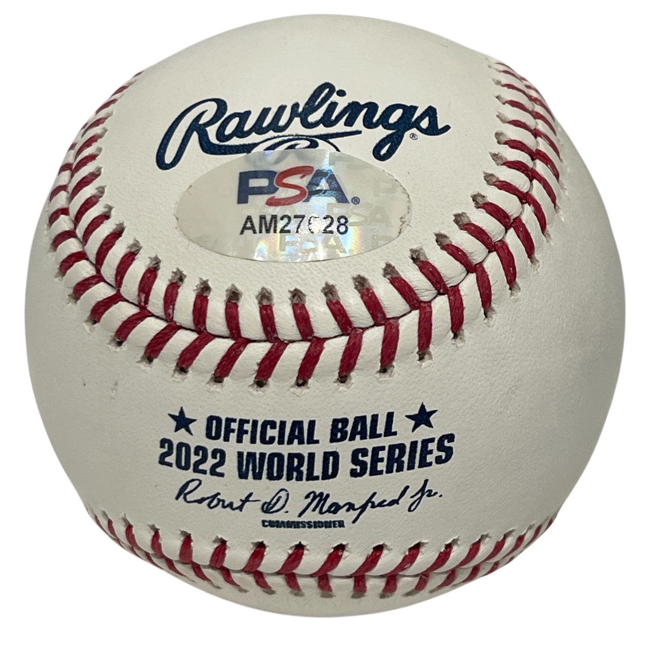 Bill Murphy & Josh Miller Dual Signed 2022 World Series Baseball