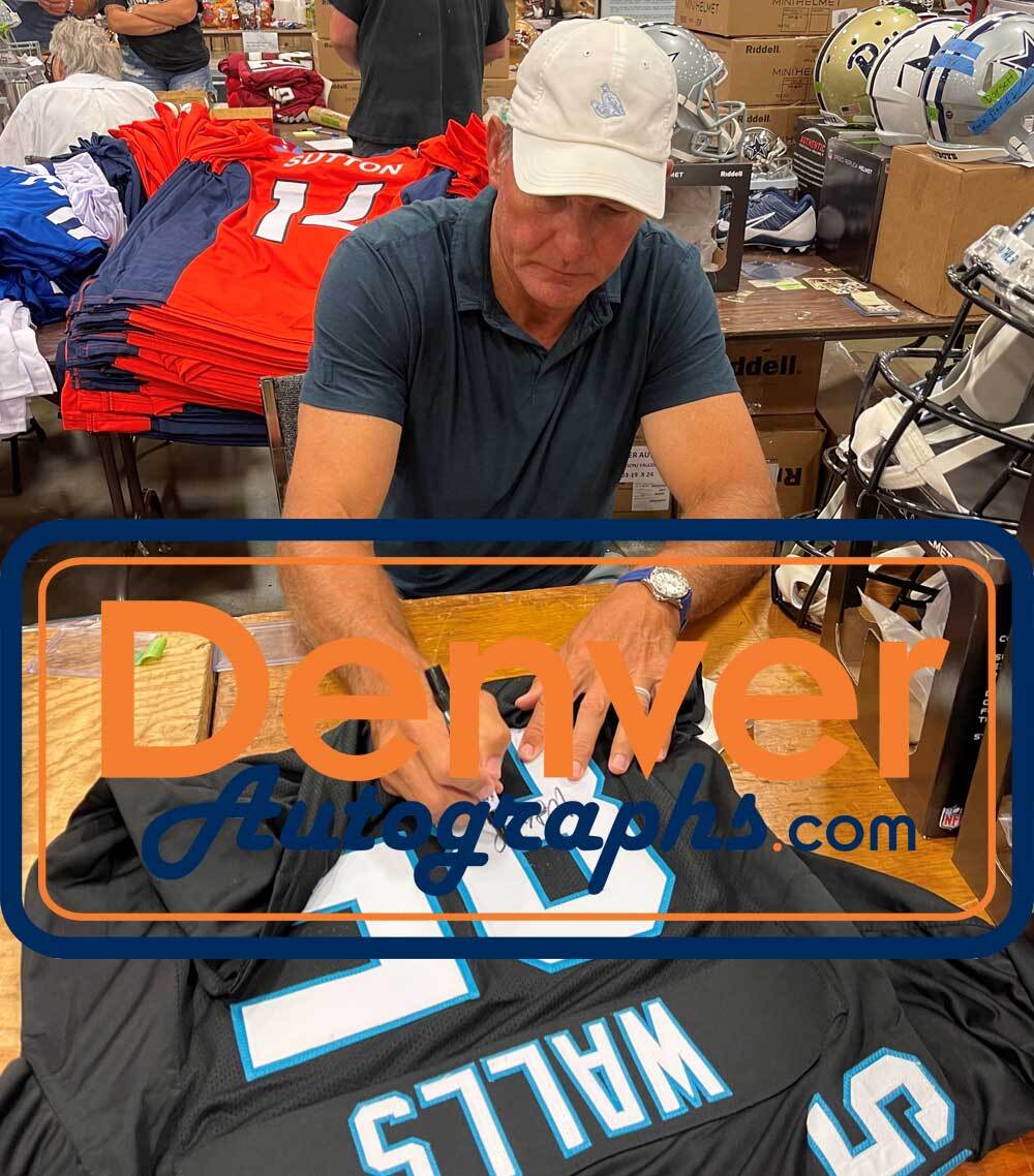 Wesley Walls Signed Carolina Panthers Pro Style Jersey BAS