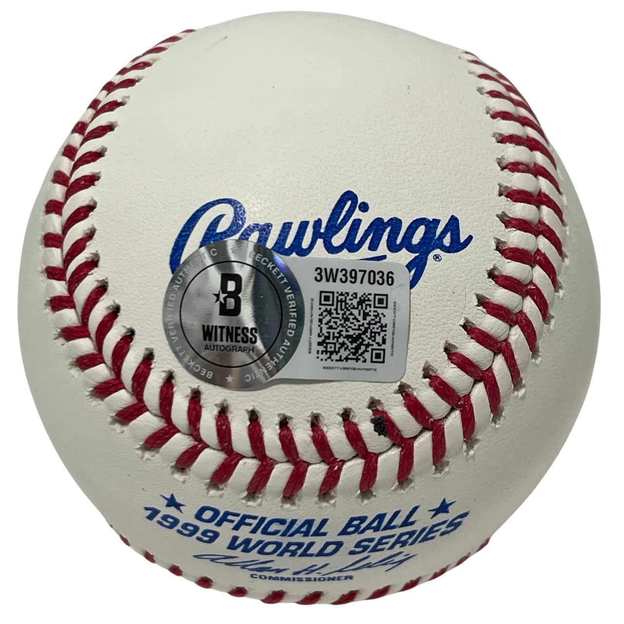 Mariano Rivera Signed 1999 World Series Baseball (99 WS MVP) Beckett BAS
