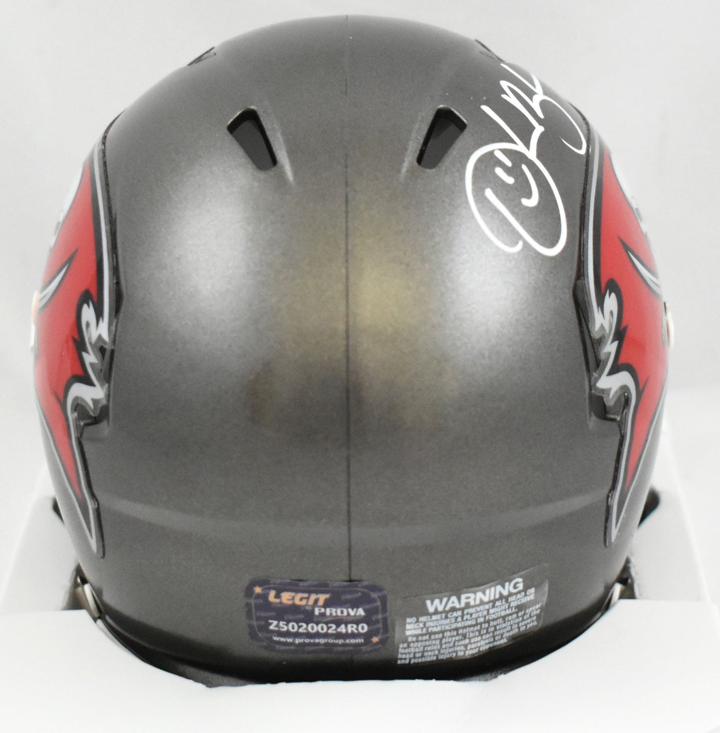 Derrick Brooks Signed Tampa Bay Buccaneers Speed Mini Helmet