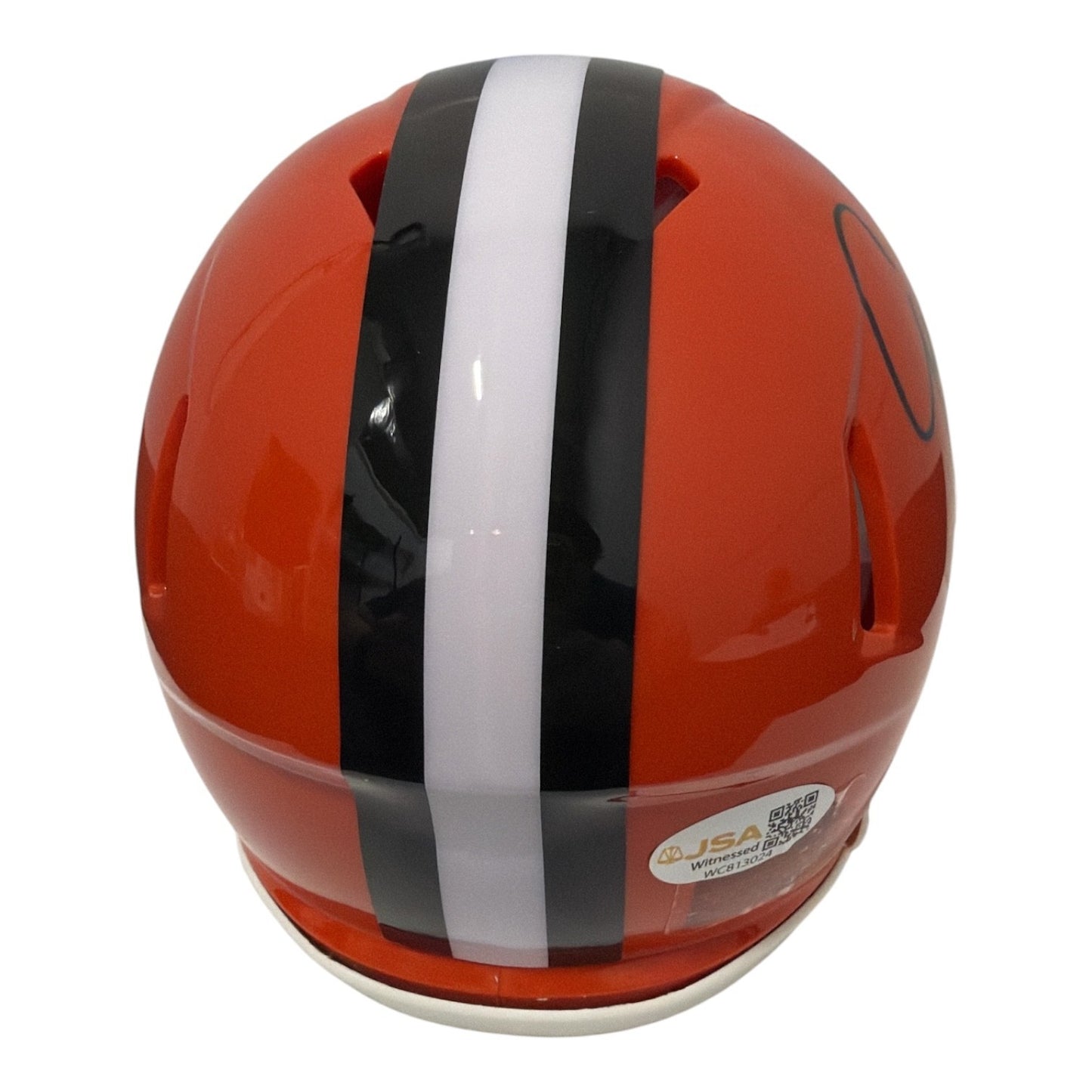 Eric Metcalf Signed Cleveland Browns Throwback Mini Helmet