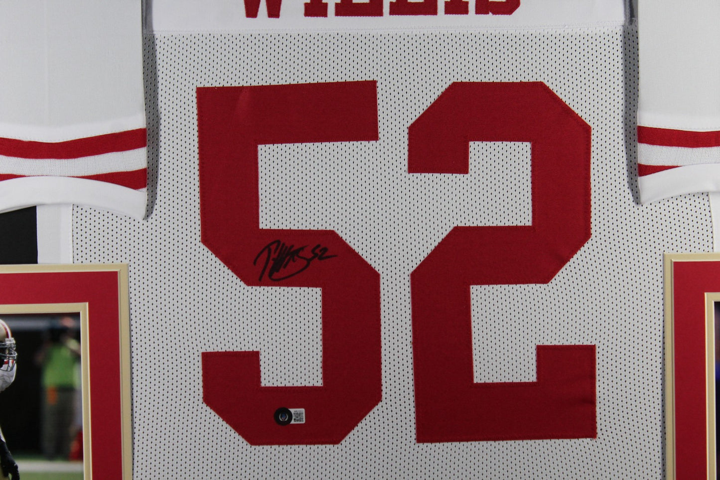 Patrick Willis Signed Framed Pro Style Football Jersey