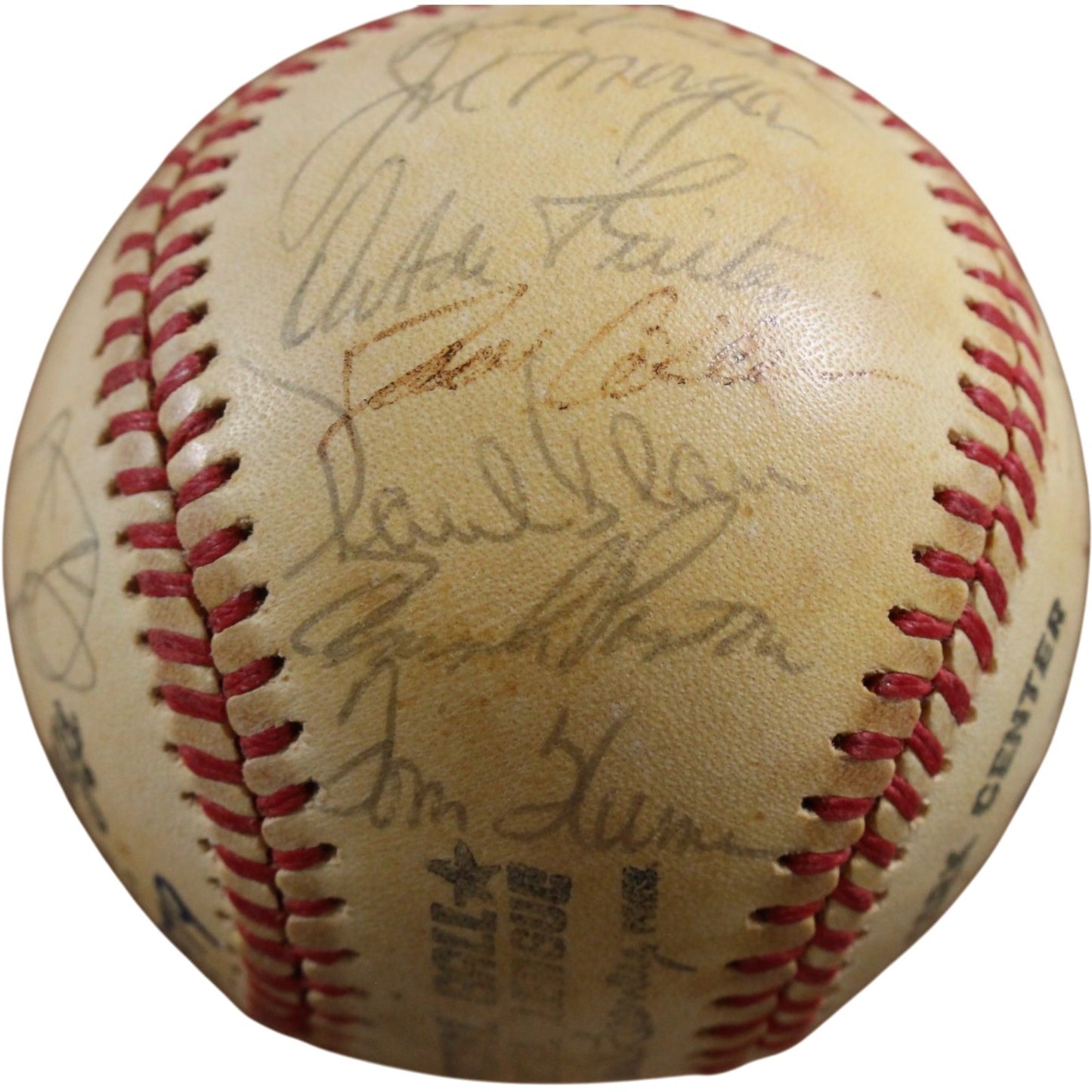 Johnny Bench & Joe Morgan 1981 Cincinnati Reds Team Signed Baseball