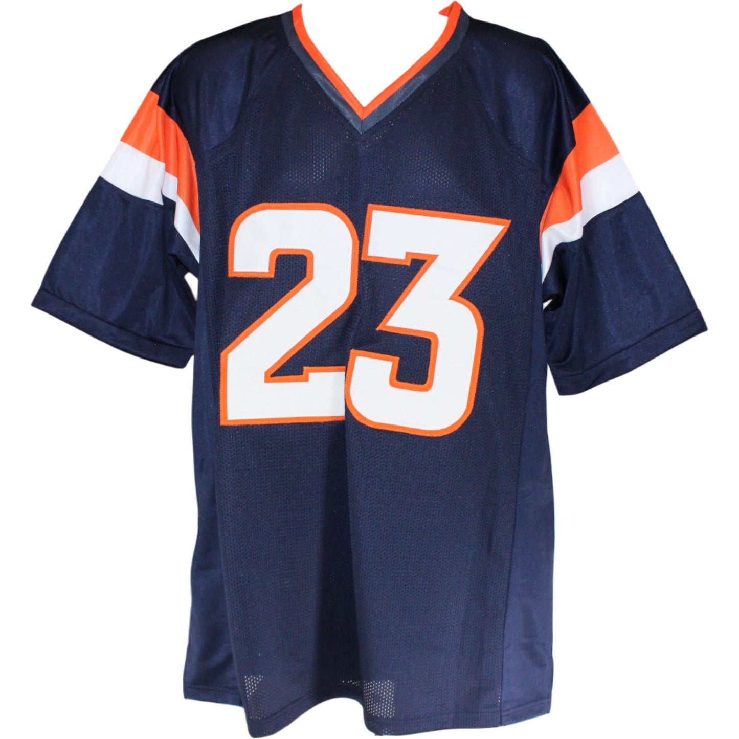 Jahdae Barron Autographed Blue Pro Style Jersey