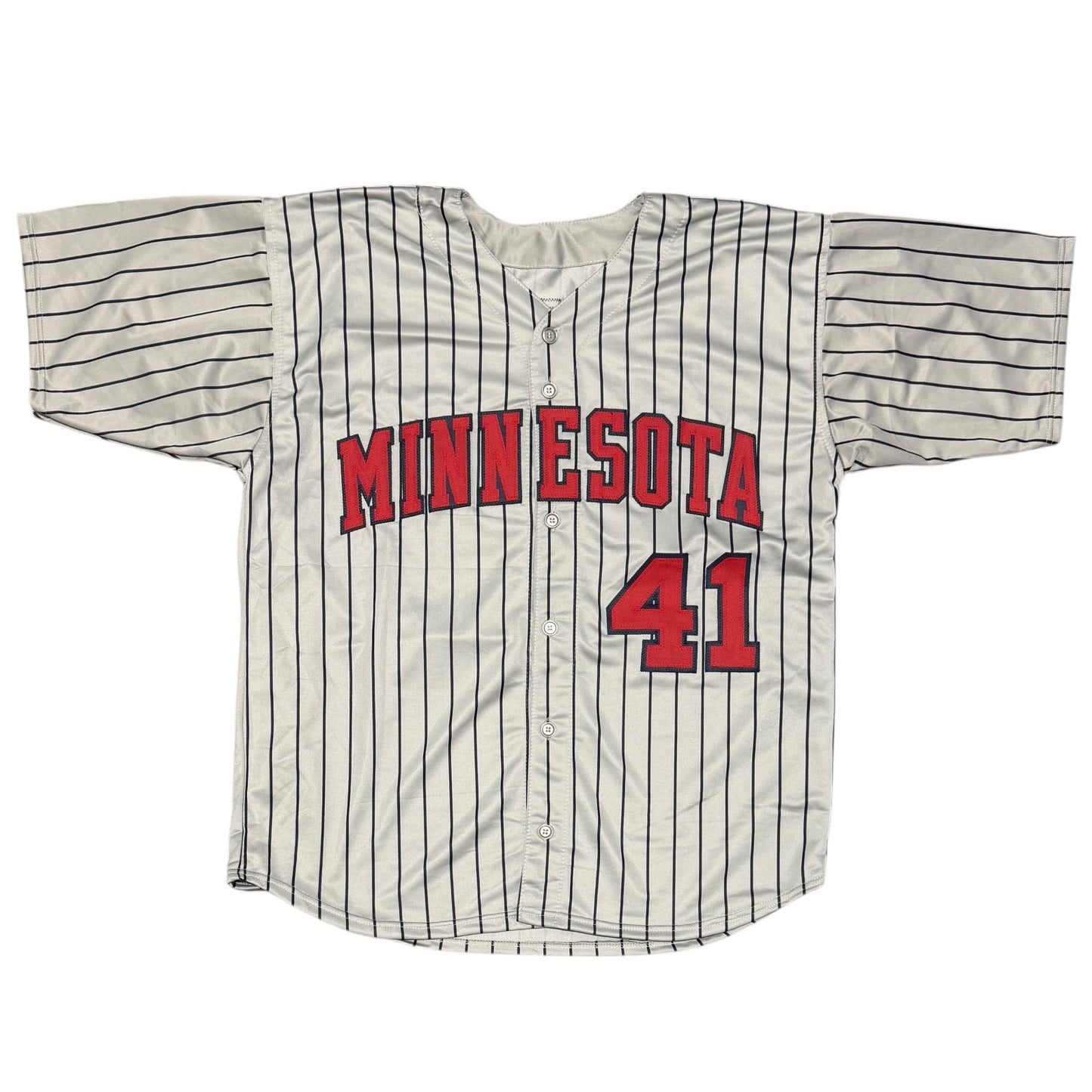 Jeff Reardon Signed Minnesota Twins Custom Jersey (87 WSC) JSA Witness