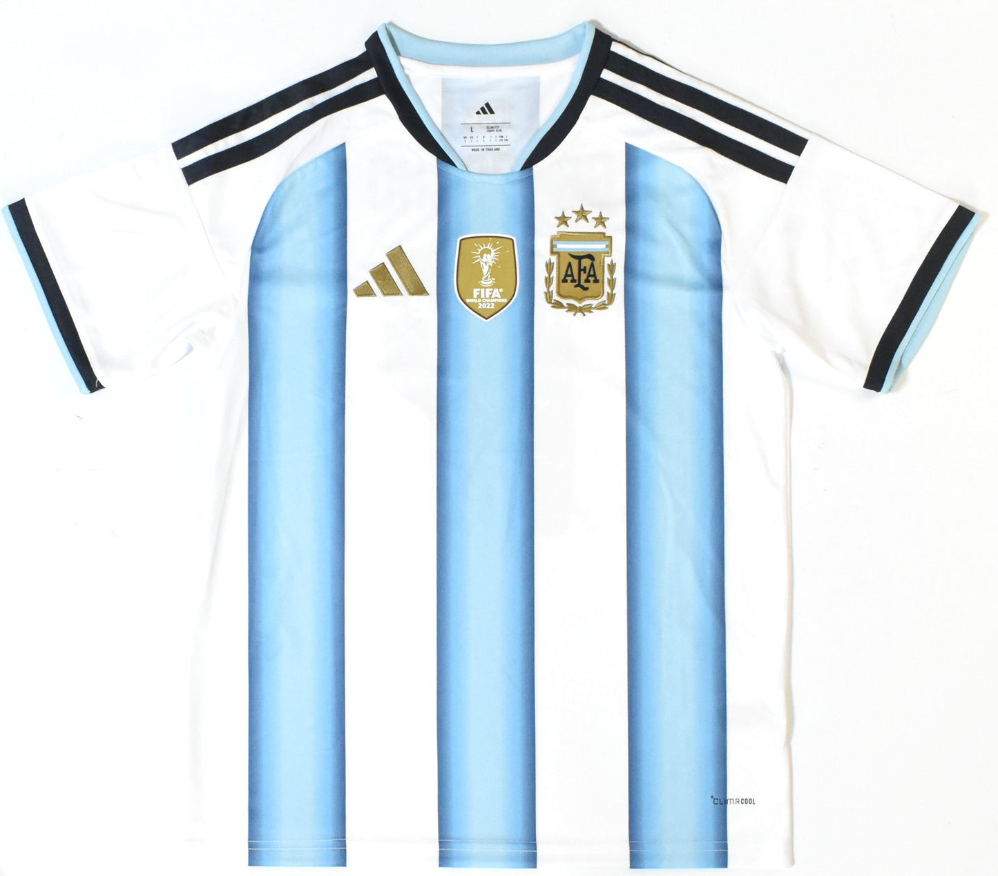 Alejandro Garnacho Autographed Argentina Home Soccer Jersey