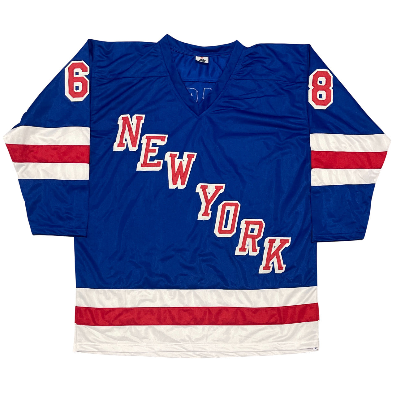 Jaromir Jagr Signed New York Rangers Custom Jersey (Beckett COA)