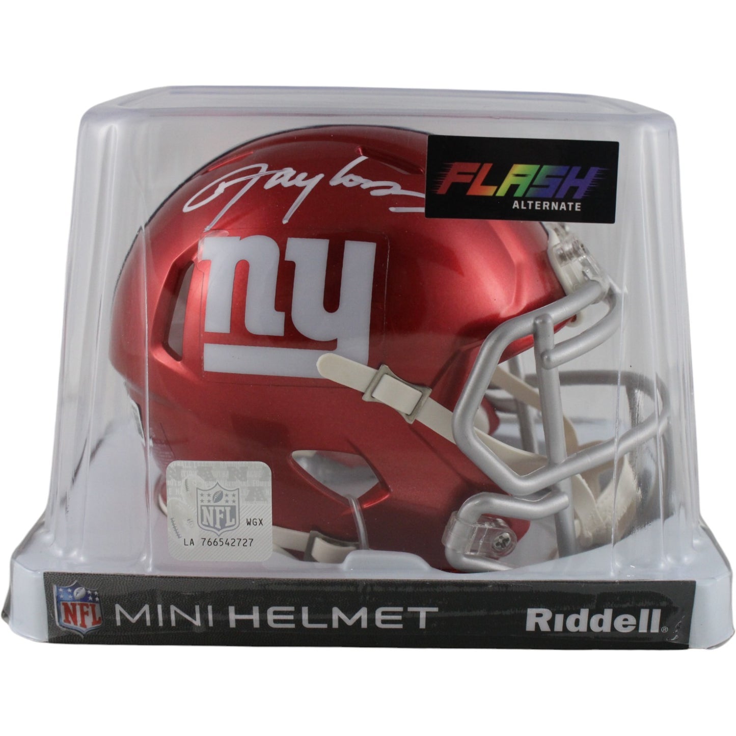Lawrence Taylor Signed New York Giants Flash Mini Helmet