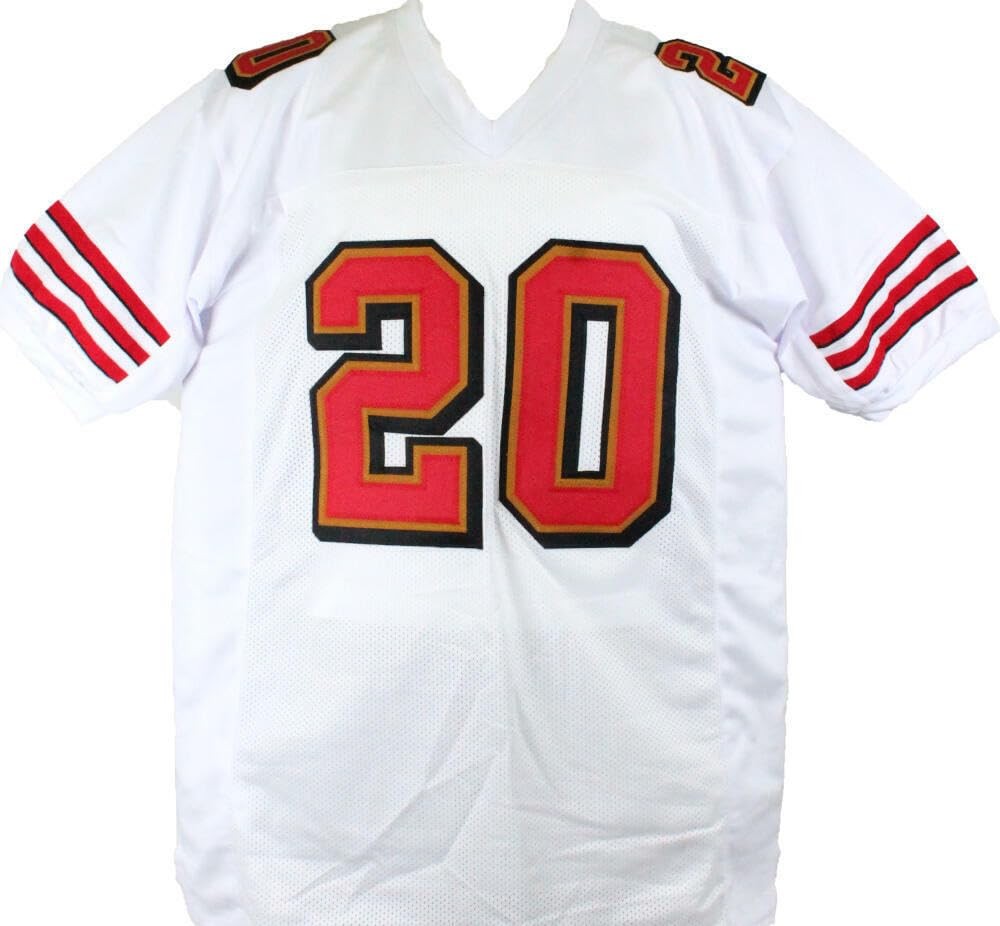 Garrison Hearst Autographed White Custom Football Jersey