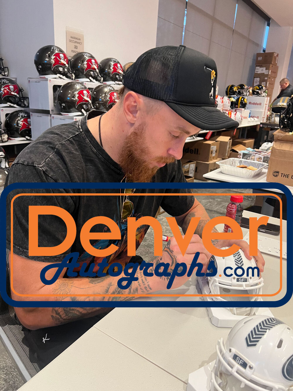 George Kittle Signed San Francisco 49ers 2024 STS Mini Helmet