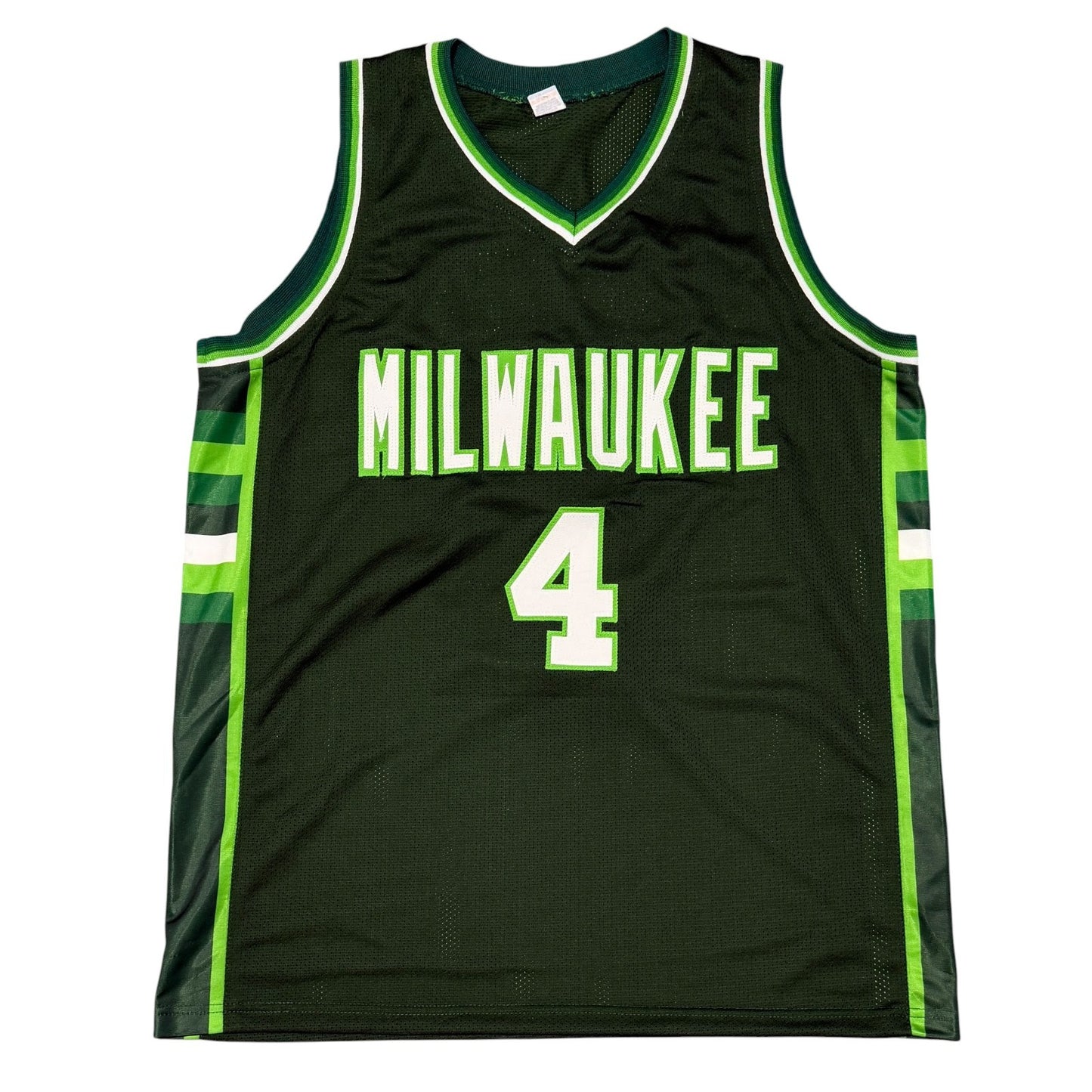 Sidney Moncrief Signed Milwaukee Bucks Custom Jersey (HOF 19)
