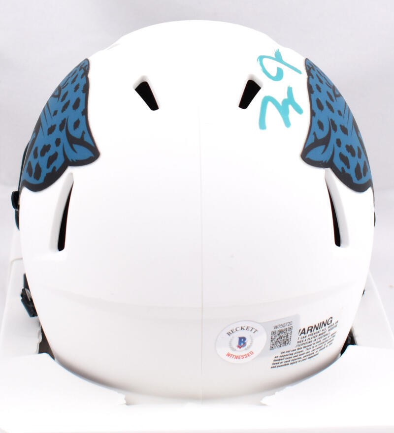 Zay Jones Autographed Jacksonville Jaguars Lunar Speed Mini Helmet