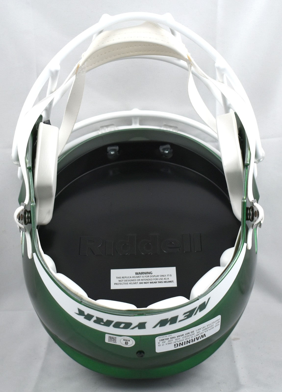 Malachi Corley Autographed New York Jets Full Size Speed Helmet