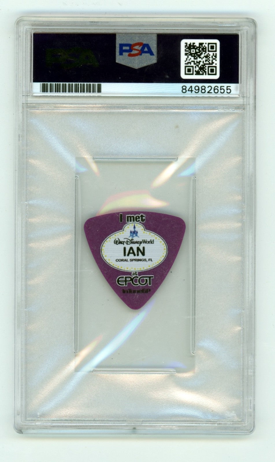 Ian Grushka Signed New Found Glory Disney World Epcot Guitar Pick