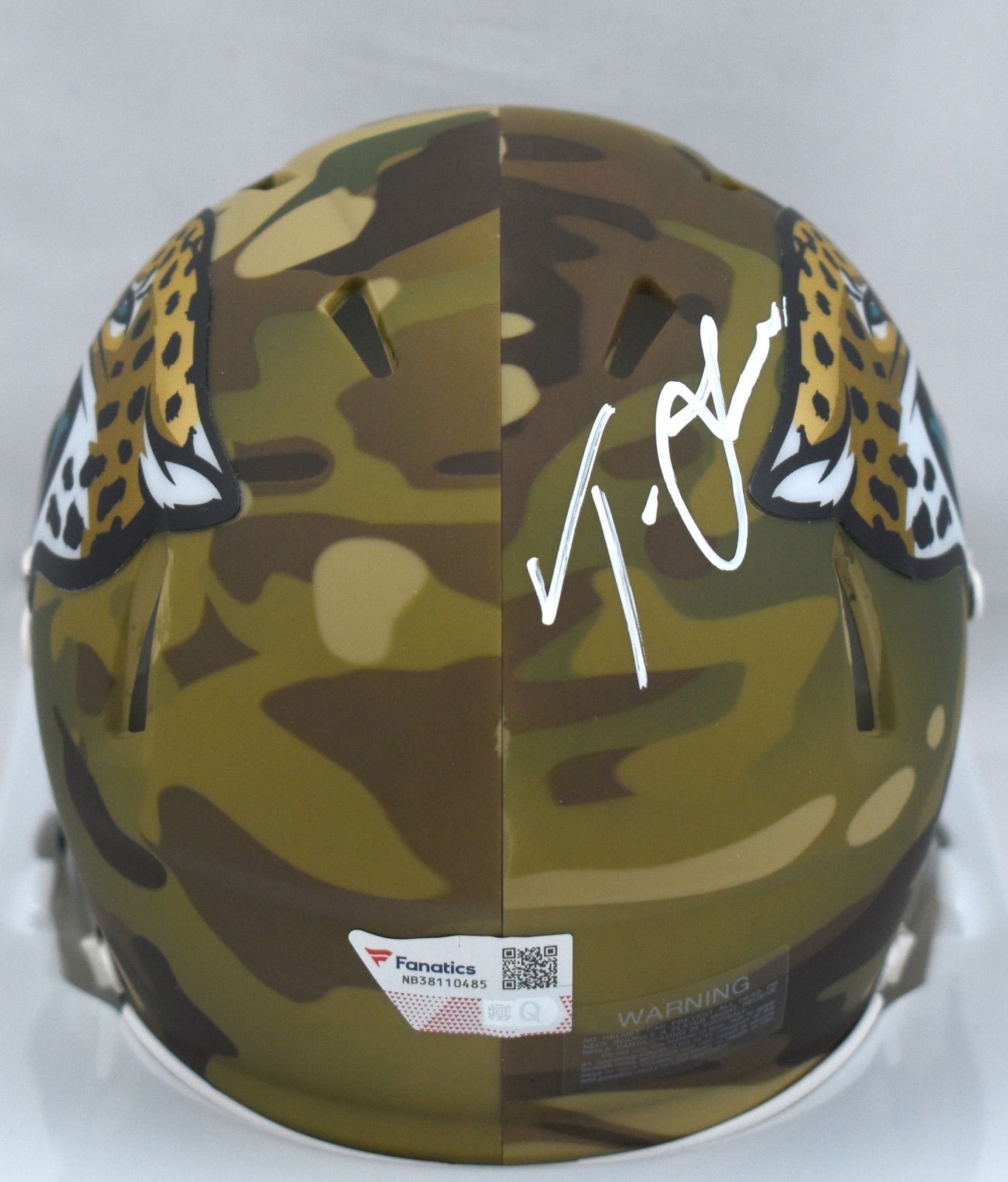 Trevor Lawrence Signed Jacksonville Jaguars Camo Mini Helmet