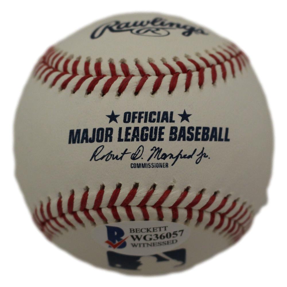 Trevor Story Autographed Colorado Rockies Baseball (Fastest SS to 100 HRs)